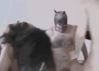 Glorious threesome with a dog