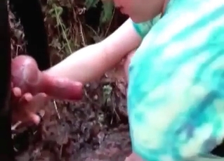 Devouring that tasty animal dick