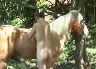 Deepthroating for a small pony