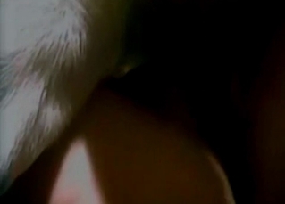 Kinky zoophile fucking a dog