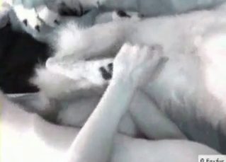 Obedient little doggy being used and abused