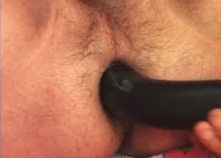Dude enjoying this horse cock in his mouth