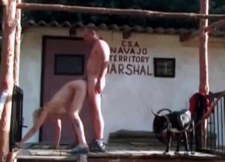 Seductive dog fucking on camera