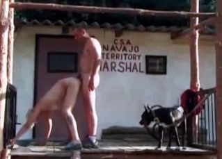 Seductive dog fucking on camera