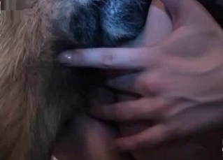 Fetish sex featuring a depraved dog
