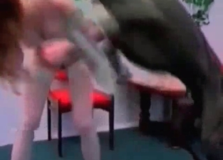 Loose pussy used by a black hunter