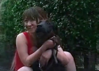 Big-dicked hound fucking