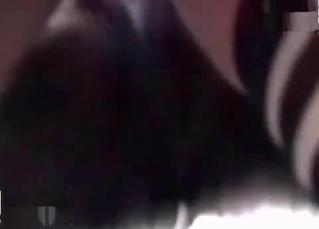 Babe fucking her pet shamelessly