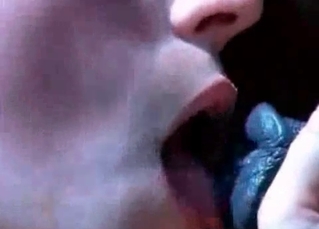 Mare shows off its massive dick
