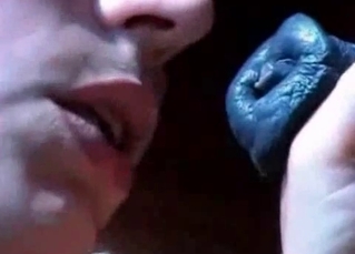 Mare shows off its massive dick