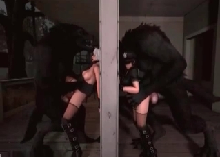 Demonic creatures fucking nasty sluts
