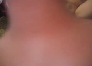 Dude helping his wife out with that massive dog dong