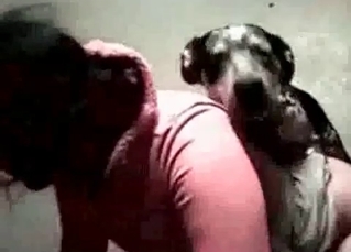 Happy-go-lucky perv fucking a dog
