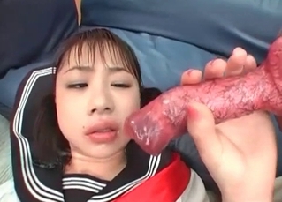 Japanese slut loves animals