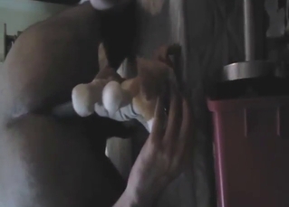 Dog is going to fuck eager asshole on all fours